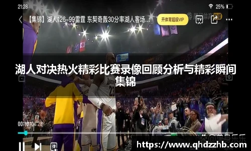湖人对决热火精彩比赛录像回顾分析与精彩瞬间集锦